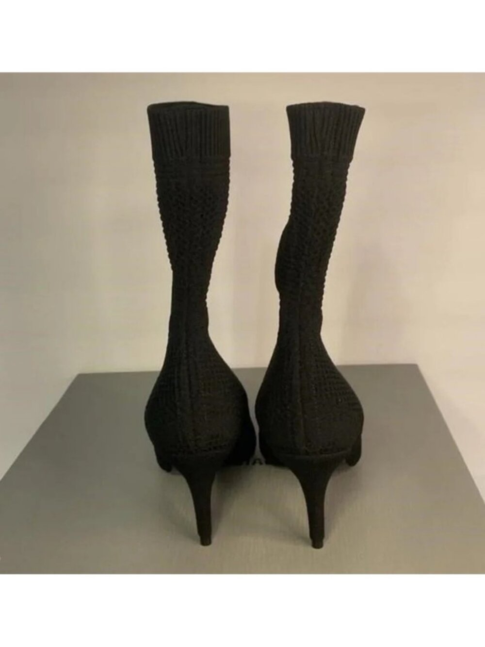 New Authentic Balenciaga Women's Knife 20 Knit High Heel Booties - Picture 14 of 14